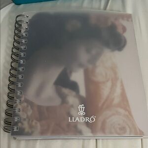 Lladro Artistic Spiral Notebook with Elegant Design